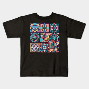 an abstract t-shirt design Kids T-Shirt